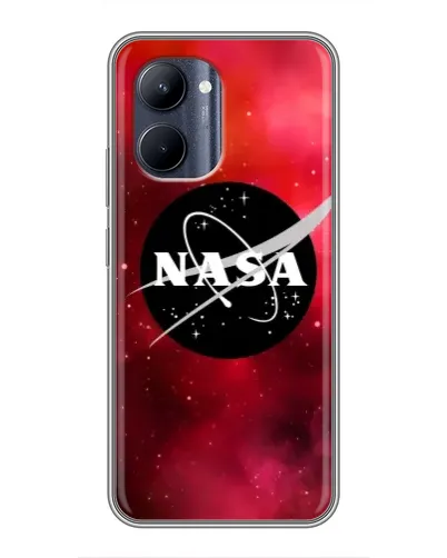 Чехол для Realme C33 с картинкой «NASA — красная туманность»