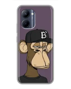 Чехол для Realme C33 с картинкой «Bored Ape в кепке»