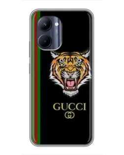 Чехол для Realme C33 с картинкой «Тигр Gucci»