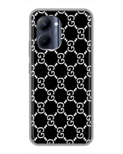 Чехол для Realme C33 с картинкой «Gucci — сетчатый паттерн»