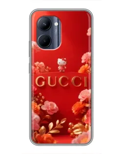 Чехол для Realme C33 с картинкой «Gucci — золотой сад»