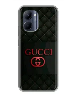 Чехол для Realme C33 с картинкой «Gucci — стеганый черный»