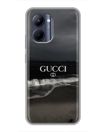 Чехол для Realme C33 с картинкой «Gucci — морской прибой»