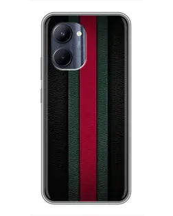 Чехол для Realme C33 с картинкой «Gucci — неоновая линия»