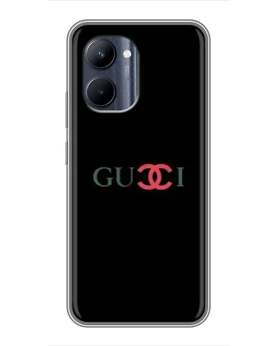 Чехол для Realme C33 с картинкой «Gucci — красный градиент»
