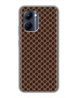 Чехол для Realme C33 с картинкой «Gucci — шоколадная сетка»