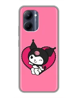 Чохол для Realme C33 з картинкою «Kuromi — любов у серці»