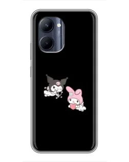 Чохол для Realme C33 з картинкою «My Melody та Kuromi»
