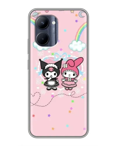 Чохол для Realme C33 з картинкою «My Melody та Kuromi» Чохол для Realme C33 з картинкою «My Melody та Kuromi»