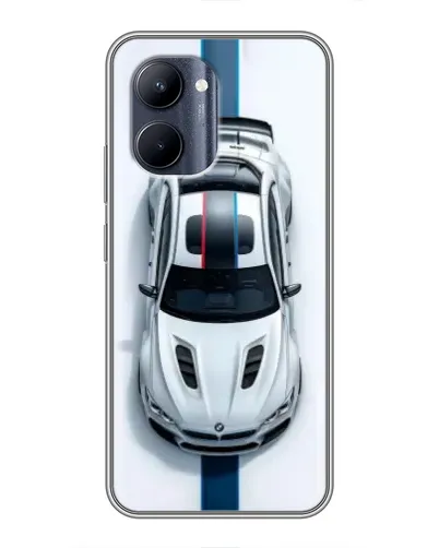 Чехол для Realme C33 с картинкой «Вид сверху — BMW M»