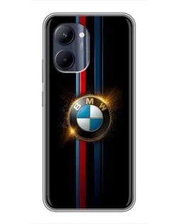 Чехол для Realme C33 с картинкой «BMW M-Power неон»