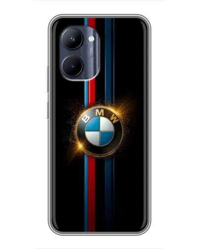 Чехол для Realme C33 с картинкой «BMW M-Power неон»