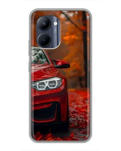Чехол для Realme C33 с картинкой «Осенняя BMW M4»