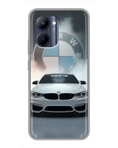 Чехол для Realme C33 с картинкой «BMW в белом дыму» Чехол для Realme C33 с картинкой «BMW в белом дыму»