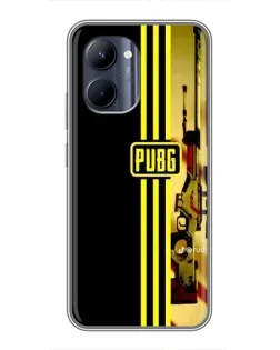 Чохол для Realme C33 з картинкою «PUBG — камуфляжний шолом»