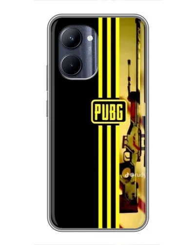 Чохол для Realme C33 з картинкою «PUBG — камуфляжний шолом»