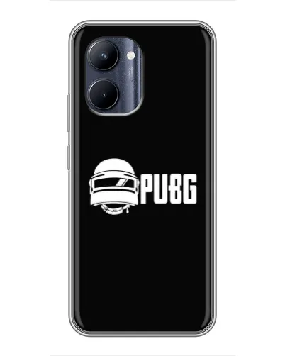 Чохол для Realme C33 з картинкою «PUBG — класичний лого»