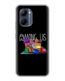 Чохол для Realme C33 з картинкою «Логотип Among Us»