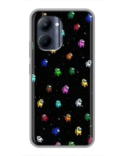 Чохол для Realme C33 з картинкою «Екіпаж Among Us»