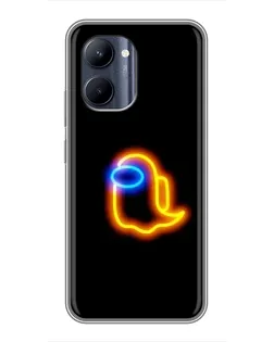 Чохол для Realme C33 з картинкою «Among Us неонове сяйво»