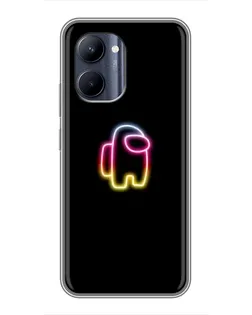 Чехол для Realme C33 с картинкой «Among Us градиент»
