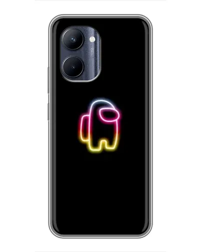 Чехол для Realme C33 с картинкой «Among Us градиент»