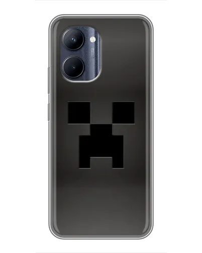 Чохол для Realme C33 з картинкою «Чорний кріпер градієнт»