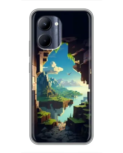 Чохол для Realme C33 з картинкою «Вид з печери»