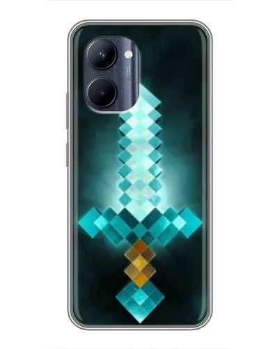 Чохол для Realme C33 з картинкою «Алмазний меч неон»