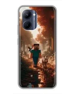 Чохол для Realme C33 з картинкою «Стів у лісі»