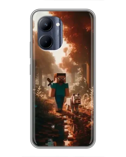 Чохол для Realme C33 з картинкою «Стів у лісі»