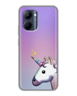 Чехол для Realme C33 с картинкой «Единорог градиент» Чехол для Realme C33 с картинкой «Единорог градиент»