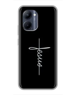 Чехол для Realme C33 с картинкой «Тонкая линия веры»