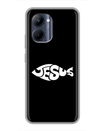 Чехол для Realme C33 с картинкой «Рыба Jesus» Чехол для Realme C33 с картинкой «Рыба Jesus»