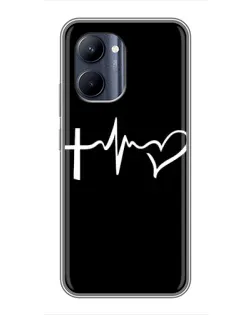 Чехол для Realme C33 с картинкой «Пульс веры»
