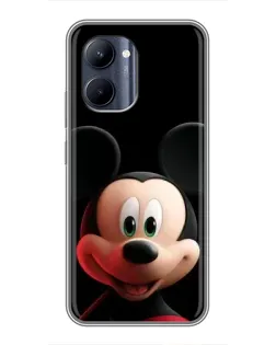 Чехол для Realme C33 с картинкой «Улыбающийся Микки Маус»