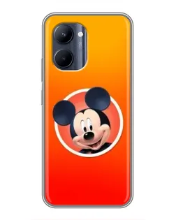 Чехол для Realme C33 с картинкой «Mickey в круге»