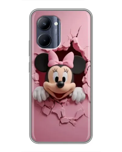 Чехол для Realme C33 с картинкой «Минни сквозь стену» Чехол для Realme C33 с картинкой «Минни сквозь стену»