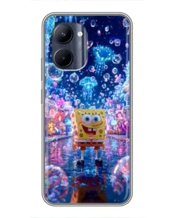 Чехол для Realme C33 с картинкой «Неоновый океан»