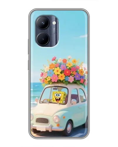 Чехол для Realme C33 с картинкой «Автомобильное путешествие»