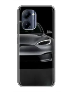 Чехол для Realme C33 с картинкой «Tesla Model S Look» Чехол для Realme C33 с картинкой «Tesla Model S Look»