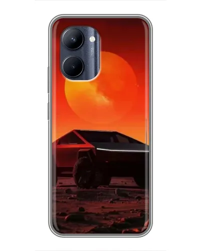 Чехол для Realme C33 с картинкой «Cybertruck на Марсе» Чехол для Realme C33 с картинкой «Cybertruck на Марсе»