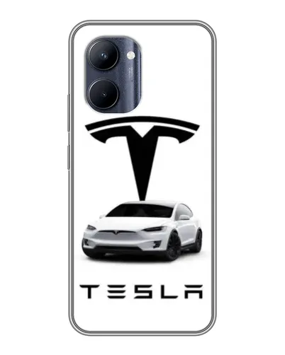 Чехол для Realme C33 с картинкой «Tesla White Style» Чехол для Realme C33 с картинкой «Tesla White Style»