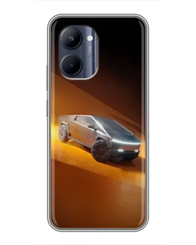 Чехол для Realme C33 с картинкой «Cybertruck в пустыне» Чехол для Realme C33 с картинкой «Cybertruck в пустыне»
