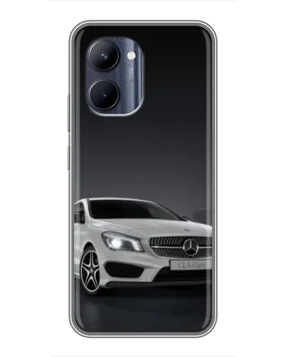 Чехол для Realme C33 с картинкой «Mercedes AMG GT Silver»