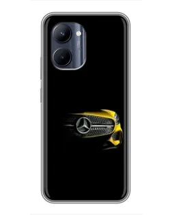 Чехол для Realme C33 с картинкой «Mercedes — ретро стиль»