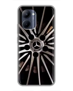 Чехол для Realme C33 с картинкой «Диск Mercedes»