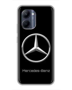 Чехол для Realme C33 с картинкой «Mercedes Silver Logo»