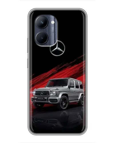 Чехол для Realme C33 с картинкой «Mercedes G-Class красный»