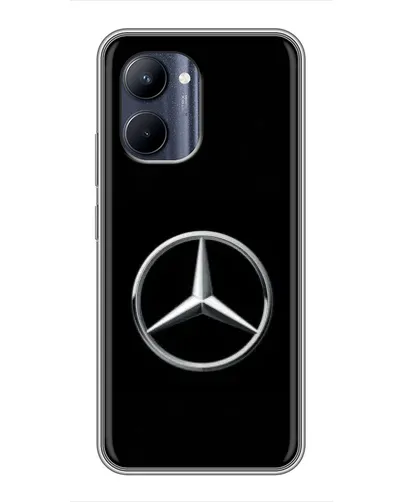 Чехол для Realme C33 с картинкой «Mercedes классический лого»